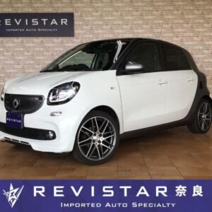 2018 Mcc Smart Smart For Four white gasoline used car Japan export