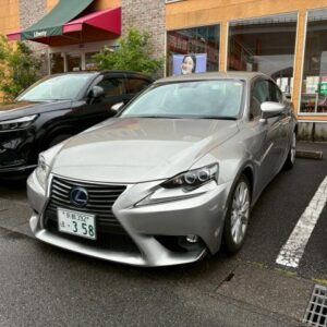 2015 Lexus Is silver gasoline used car Japan export