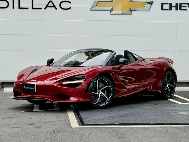 Ref:AUX-24854754 MCLAREN 750S SPIDER 2024 1 2024 Mclaren 750S Spider red gasoline used car Japan export