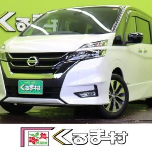 2018 Nissan Serena pearl hybrid used car Japan export