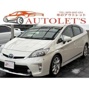 2012 Toyota Prius pearl hybrid used car Japan export