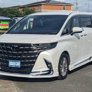 2023 Toyota Alphard white gasoline used car Japan export