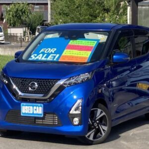 2019 Nissan Dayz blue gasoline used car Japan export