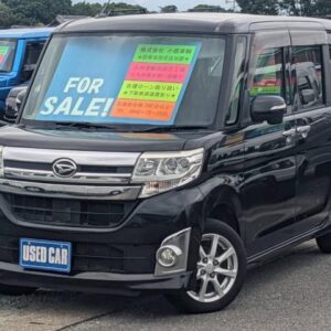 2015 Daihatsu Tanto black gasoline used car Japan export