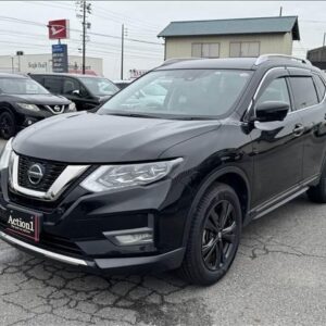 2021 Nissan X-Trail black gasoline used car Japan export