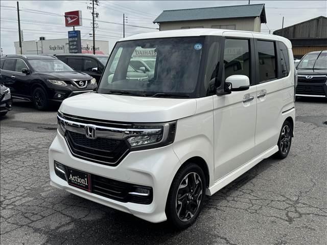 Ref:AUX-24866578 HONDA N-BOX CUSTOM 2018 1 2018 Honda N-Box Custom pearl gasoline used car Japan export