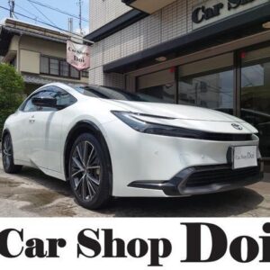2023 Toyota Prius white hybrid used car Japan export