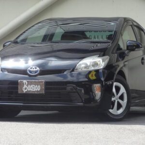 2013 Toyota Prius black gasoline used car Japan export