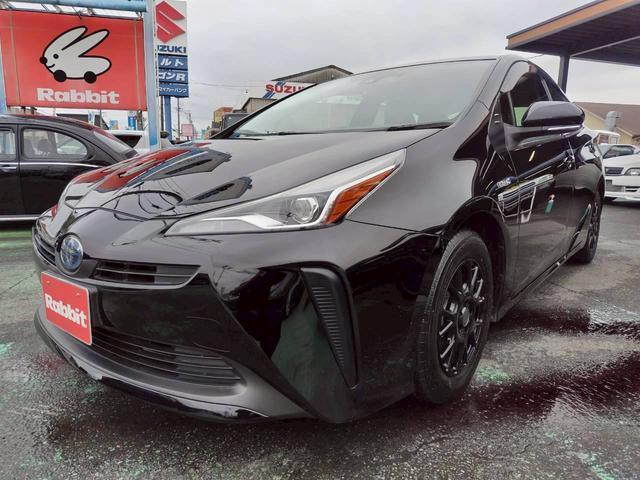 Ref:AUX-24869869 TOYOTA PRIUS 2019 1 2019 Toyota Prius black hybrid used car Japan export