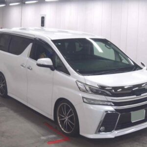2016 Toyota Vellfire pearl gasoline used car Japan export