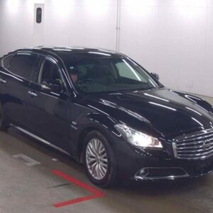 2012 Nissan Cima black gasoline used car Japan export