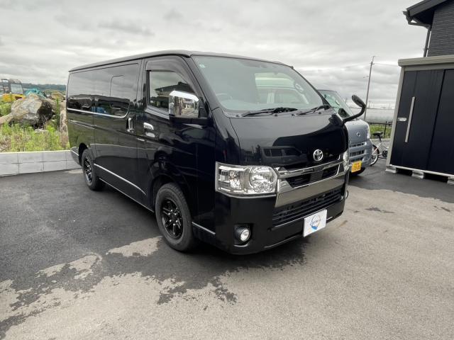 Ref:AUX-24875166 TOYOTA HIACE VAN 2021 1 2021 Toyota Hiace Van black gasoline used car Japan export