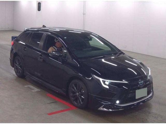 Ref:AUX-24875195 TOYOTA COROLLA TOURING 2024 1 2024 Toyota Corolla Touring black gasoline used car Japan export