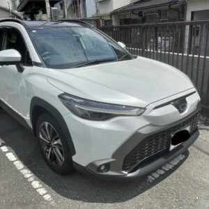 2023 Toyota Corolla Cross pearl gasoline used car Japan export
