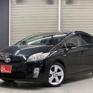 2011 Toyota Prius black gasoline used car Japan export