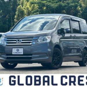 2013 Honda Stepwagon gray gasoline used car Japan export
