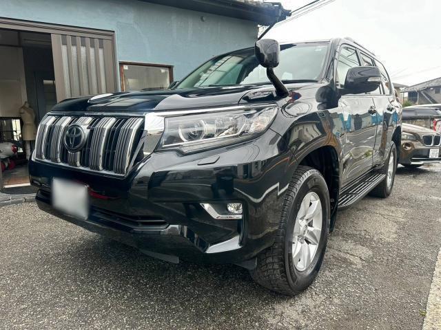 Ref:AUX-24876007 TOYOTA LAND CRUISER PRADO 2020 1 2020 Toyota Land Cruiser Prado black diesel used car Japan export