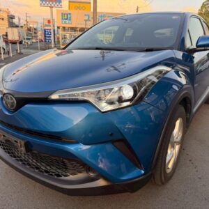 2017 Toyota C-Hr blue gasoline used car Japan export