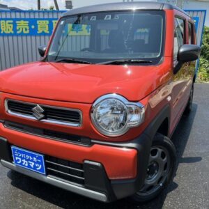2022 Suzuki Hustler orange hybrid used car Japan export