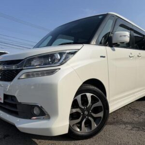 2016 Suzuki Solio Bandit pearl hybrid used car Japan export