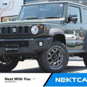 2023 Suzuki Jimny Sierra green gasoline used car Japan export