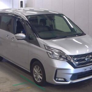 2019 Nissan Serena silver gasoline used car Japan export