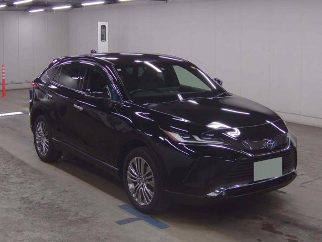 Ref:AUX-24886001 TOYOTA HARRIER HYBRID 2022 1 2022 Toyota Harrier Hybrid black gasoline used car Japan export