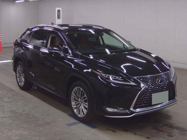 Ref:AUX-24886018 LEXUS RX 2021 1 2021 Lexus Rx black gasoline used car Japan export