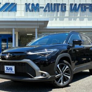 2024 Toyota Corolla Cross black hybrid used car Japan export