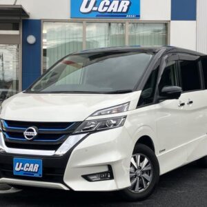 2019 Nissan Serena pearl hybrid used car Japan export