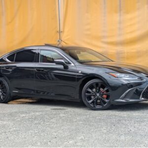 2021 Lexus Es black hybrid used car Japan export