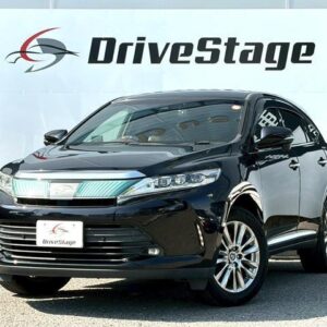 2017 Toyota Harrier black gasoline used car Japan export