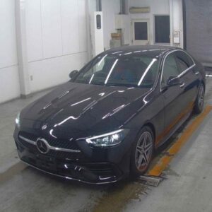 2021 Mercedes Benz C-Class black diesel used car Japan export