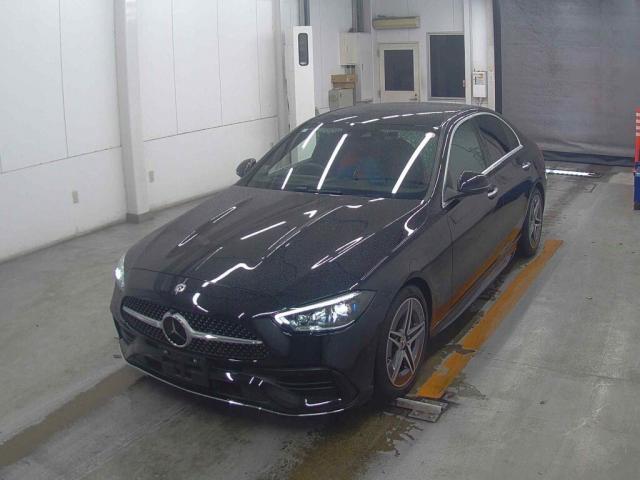 Ref:AUX-24892130 MERCEDES BENZ C-CLASS 2021 1 2021 Mercedes Benz C-Class black diesel used car Japan export