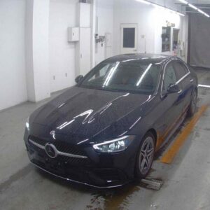 2023 Mercedes Benz C-Class black gasoline used car Japan export