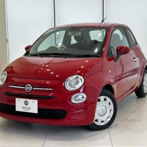 2022 Fiat 500 red gasoline used car Japan export