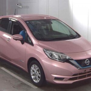 2019 Nissan Note pink gasoline used car Japan export