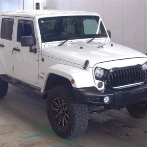 2013 Chrysler Jeep Jeep Wrangler Unlimited white gasoline used car Japan export