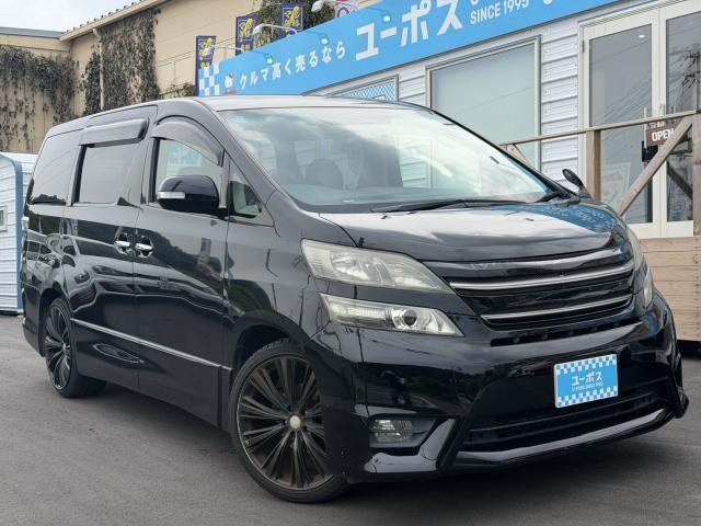 Ref:AUX-24892498 TOYOTA VELLFIRE 2008 1 2008 Toyota Vellfire black gasoline used car Japan export