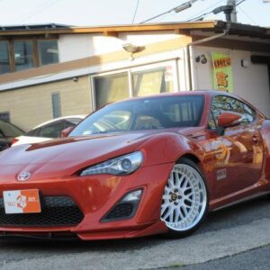 2012 Toyota 86 orange gasoline used car Japan export