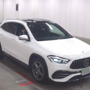 2021 Mercedes Benz Gla-Class white diesel used car Japan export