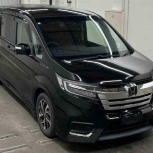 2020 Honda Stepwagon Spada black gasoline used car Japan export