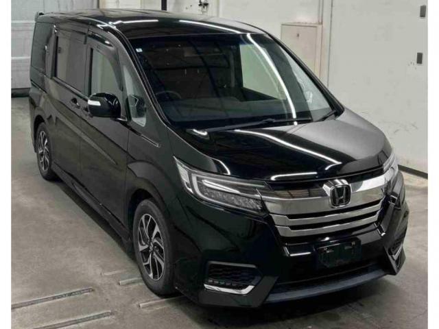 Ref:AUX-24892660 HONDA STEPWAGON SPADA 2020 1 2020 Honda Stepwagon Spada black gasoline used car Japan export