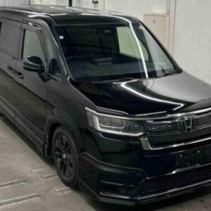 2022 Honda Stepwagon black gasoline used car Japan export