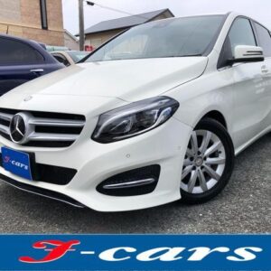 2015 Mercedes Benz B-Class white gasoline used car Japan export
