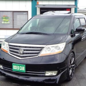 2008 Honda Elysion Prestige black gasoline used car Japan export