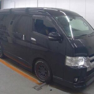 2014 Toyota Regius Ace Van black gasoline used car Japan export