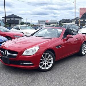 2012 Mercedes Benz Slk red gasoline used car Japan export