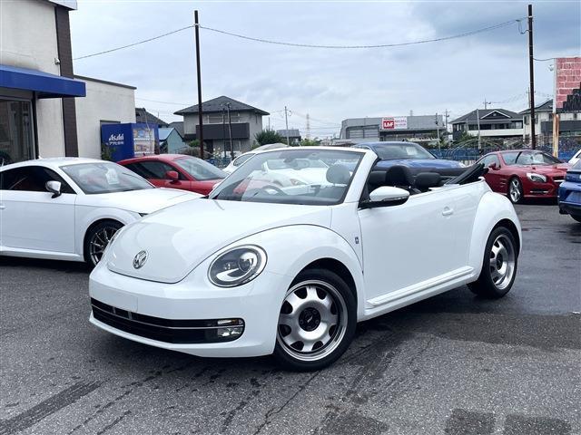 Ref:AUX-24897495 VOLKSWAGEN THE BEETLE CABRIOLET 2014 1 2014 Volkswagen The Beetle Cabriolet white gasoline used car Japan export