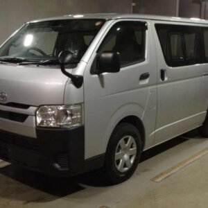 2021 Toyota Hiace Van silver gasoline used car Japan export